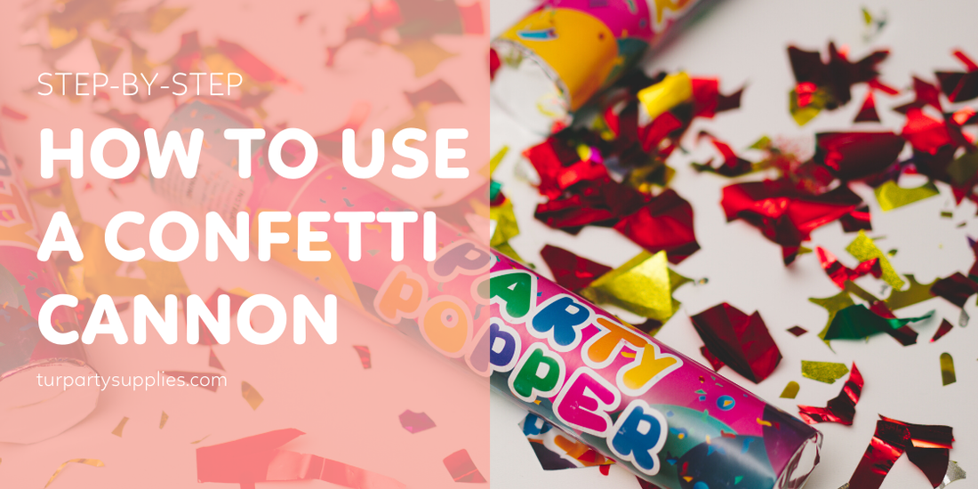 how to use a confetti cannon