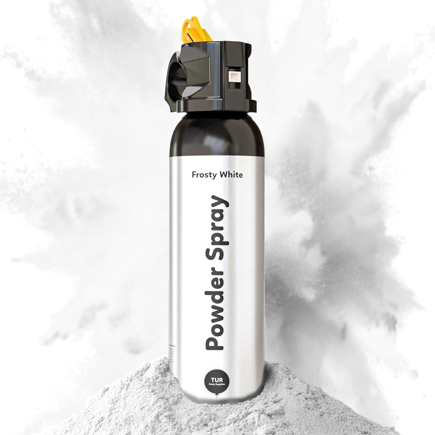 white powder spray
