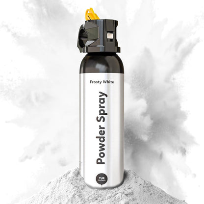 white powder spray