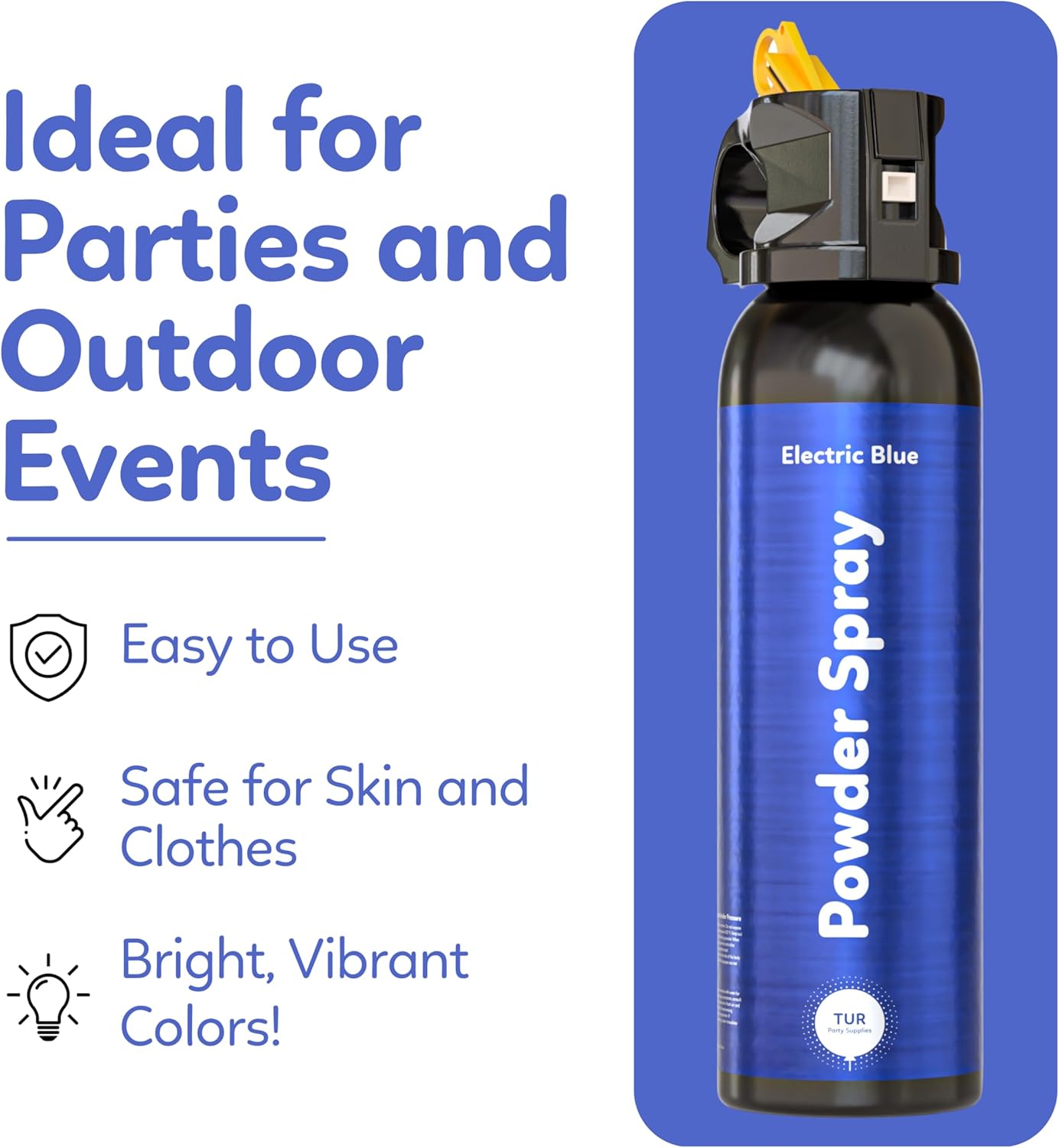 Blue Spray Powder Biodegradable Non-Toxic | TUR Party Supplies