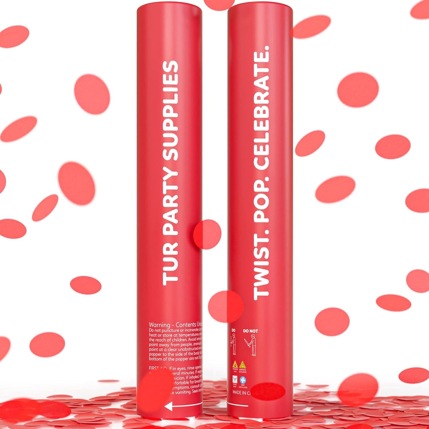 Biodegradable single-color confetti cannon that launches up to 25 feet — product view 10