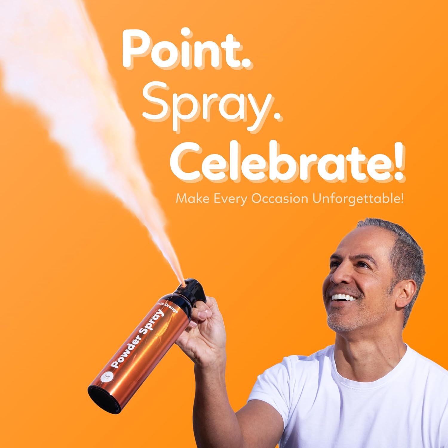 Handheld biodegradable color powder spray for photography, color runs and reveals — product view 2