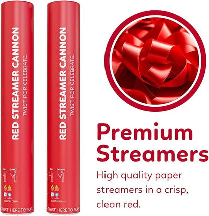Biodegradable no-mess streamer cannon that launches up to 25 feet — product view 5
