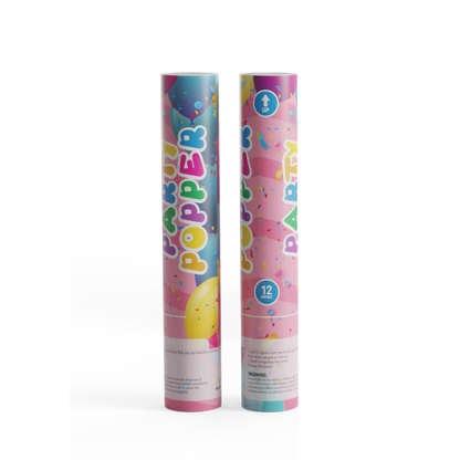 two confetti cannons