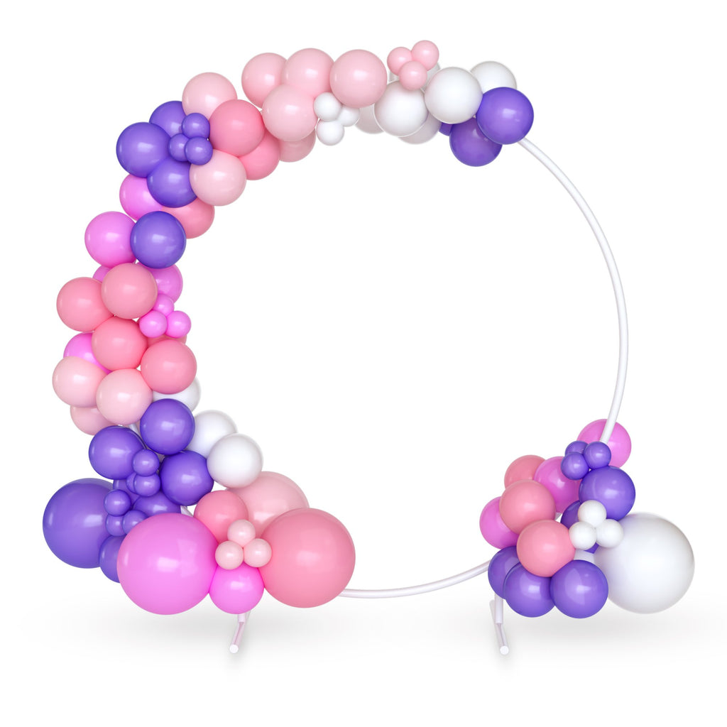 DIY 16 ft Balloon Arch Garland Kit | Pink & Purple | 120 Balloons | Birthday Parties, Baby Showers, Gender Reveals | TUR Party Supplies